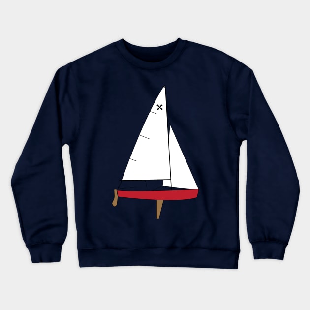 Windmill Sailboat One-Design Class Crewneck Sweatshirt by CHBB